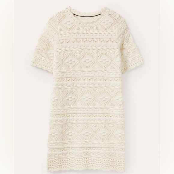 BODEN Claudia Textured Knitted Dress 100% Cotton - Picture 6 of 10